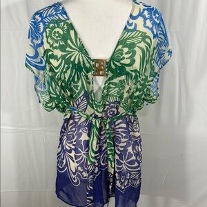 Becca Sheer Coverup Dress Size M/L